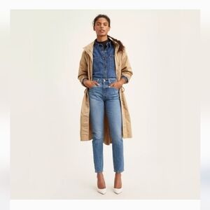 Levi's Premium 501 High-Rise Skinny Leg Jeans - Light Blue